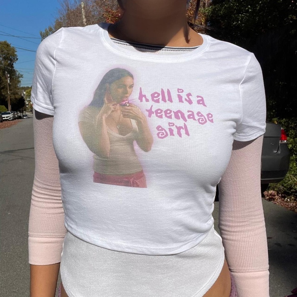 Jennifer’s Body Megan Fox “Hell is a Teenage Girl” cropped baby tee